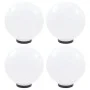 Lámparas de bola LED 4 unidades esféricas PMMA 30 cm de vidaXL, Iluminación de exterior - Ref: Foro24-277143, Precio: 117,84 ...