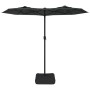 Sombrilla doble con luces LED antracita 316x240 cm de vidaXL, Sombrillas - Ref: Foro24-362971, Precio: 167,72 €, Descuento: %