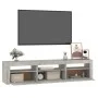 Mueble de TV con luces LED gris hormigón 180x35x40 cm de vidaXL, Muebles TV - Ref: Foro24-3152757, Precio: 121,57 €, Descuent...