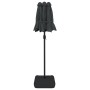Sombrilla doble con luces LED antracita 316x240 cm de vidaXL, Sombrillas - Ref: Foro24-362971, Precio: 167,72 €, Descuento: %