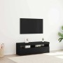 Mueble de TV Roble Negro 120 x 35 x 40 cm Madera de ingeniería en Muebles TV | Comprar online en Foru.es