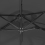 Sombrilla doble con luces LED antracita 316x240 cm de vidaXL, Sombrillas - Ref: Foro24-362971, Precio: 167,72 €, Descuento: %