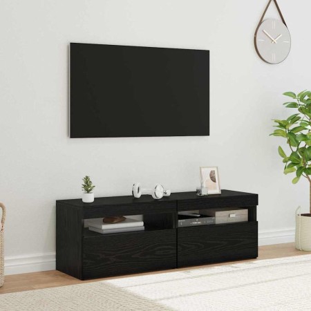 Mueble de TV 2 pcs Roble Negro 60 x 35 x 40 cm en Muebles TV | Comprar online en Foru.es