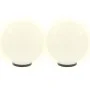 Lámparas de bola LED 4 unidades esféricas PMMA 40 cm de vidaXL, Iluminación de exterior - Ref: Foro24-277144, Precio: 235,61 ...