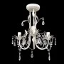 Lámparas de araña de cristal 4 unidades blanco elegante de vidaXL, Lámparas de araña - Ref: Foro24-278739, Precio: 188,37 €, ...