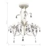 Lámparas de araña de cristal 4 unidades blanco elegante de vidaXL, Lámparas de araña - Ref: Foro24-278739, Precio: 188,37 €, ...