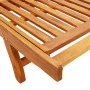 Garden lounger with solid acacia wood cushion by vidaXL, Loungers - Ref: Foro24-3061613, Price: 230,88 €, Discount: %