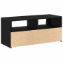 Gabinete de TV Roble Negro 90 x 39 x 30 cm Madera contrachapada en Muebles TV | Comprar online en Foru.es