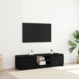 Gabinete de TV Roble Negro 140 x 38,5 x 36 cm en Muebles TV | Comprar online en Foru.es