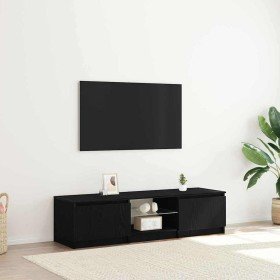 Gabinete de TV Roble Negro 140 x 38,5 x 36 cm en Muebles TV | Comprar online en Foru.es