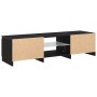 Gabinete de TV Roble Negro 140 x 38,5 x 36 cm en Muebles TV | Comprar online en Foru.es