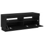 Gabinete de TV Roble Negro 100 x 35 x 40 cm en Muebles TV | Comprar online en Foru.es