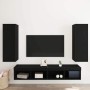 Mueble de TV de Pared 2 pcs Roble Negro 30,5 x 30 x 90 cm en Muebles TV | Comprar online en Foru.es