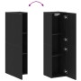 Mueble de TV de Pared Roble Negro 30,5 x 30 x 110 cm en Muebles TV | Comprar online en Foru.es