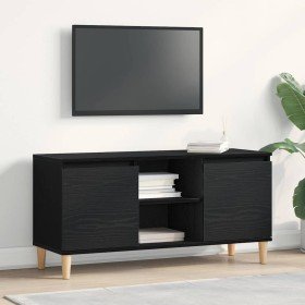 Gabinete de TV Roble Negro 102 x 35 x 50 cm en Muebles TV | Comprar online en Foru.es