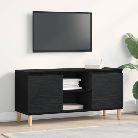 Gabinete de TV Roble Negro 102 x 35 x 50 cm en Muebles TV | Comprar online en Foru.es