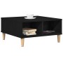 Mesa de Café Roble Negro 60 x 60 x 30 cm Madera de ingeniería en Mesas de centro | Comprar online en Foru.es