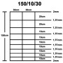 Valla de jardín de acero galvanizado plateado 50x1,5 m de vidaXL, Paneles de vallas - Ref: Foro24-149488, Precio: 98,94 €, De...