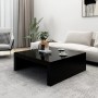 Mesa de centro madera contrachapada negro 100x100x35 cm de vidaXL, Mesas de centro - Ref: Foro24-808568, Precio: 75,08 €, Des...