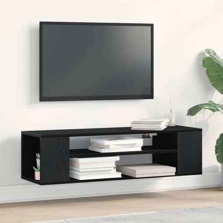 Gabinete de TV Roble Negro 100 x 30 x 26,5 cm en Muebles TV | Comprar online en Foru.es