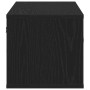 Estante de pared con estante Roble Negro 140 x 41 x 75 cm en Estanterías | Comprar online en Foru.es