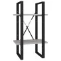 Estantería de 5 niveles madera de ingeniería gris 40x30x175 cm de vidaXL, Librerías y estanterías - Ref: Foro24-3081972, Prec...
