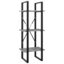 Estantería de 5 niveles madera de ingeniería gris 40x30x175 cm de vidaXL, Librerías y estanterías - Ref: Foro24-3081972, Prec...