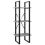 Estantería de 5 niveles madera de ingeniería gris 40x30x175 cm de vidaXL, Librerías y estanterías - Ref: Foro24-3081972, Prec...