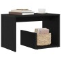 Mesa lateral Roble Negro 59 x 36 x 38 cm Madera de ingeniería en Mesas auxiliares | Comprar online en Foru.es