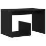 Mesa lateral Roble Negro 59 x 36 x 38 cm Madera de ingeniería en Mesas auxiliares | Comprar online en Foru.es