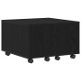 Mesa de Café Roble negro 60 x 60 x 38 cm Madera contrachapada en Mesas de centro | Comprar online en Foru.es