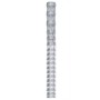 Valla de jardín de acero galvanizado plateado 50x1,25 m de vidaXL, Paneles de vallas - Ref: Foro24-149503, Precio: 127,41 €, ...
