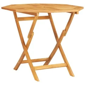 Mesa de jardín plegable madera de teca maciza 85x85x76 cm de vidaXL, Mesas de jardín - Ref: Foro24-47418, Precio: 94,46 €, De...