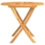 Mesa de jardín plegable madera de teca maciza 85x85x76 cm de vidaXL, Mesas de jardín - Ref: Foro24-47418, Precio: 116,29 €, D...