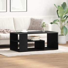 Mesa de Café Roble Negro 100 x 50 x 40 cm Madera de ingeniería en Mesas de centro | Comprar online en Foru.es