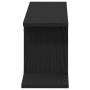 Estante para TV de pared Roble Negro 125 x 18 x 23 cm en Estanterías | Comprar online en Foru.es