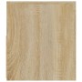 Mesitas de noche con luces LEDs 2 uds roble Sonoma 60x35x40 cm de vidaXL, Mesitas de noche - Ref: Foro24-3080737, Precio: 83,...
