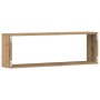 Estante de Pared 2 pcs Roble artesanal 80 x 15 x 26 cm en Estanterías | Comprar online en Foru.es