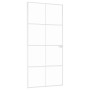 Puerta de interior vidrio templado y aluminio blanco 93x201,5cm de vidaXL, Puertas para el hogar - Ref: Foro24-153672, Precio...