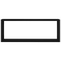 Estantes de pared con estante 6 pcs Roble negro 60 x 15 x 23 cm en Estanterías | Comprar online en Foru.es