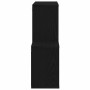 Estante de pared con estante Roble Negro 76 x 15 x 53 cm en Estanterías | Comprar online en Foru.es