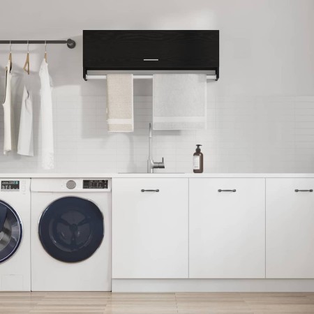 Armario Roble Negro 100 x 32,5 x 35 cm Madera contrachapada en Armarios roperos | Comprar online en Foru.es