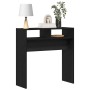 Mesa Consola Roble Negro 78 x 30 x 80 cm Madera de ingeniería en Mesas auxiliares | Comprar online en Foru.es