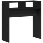 Mesa Consola Roble Negro 78 x 30 x 80 cm Madera de ingeniería en Mesas auxiliares | Comprar online en Foru.es