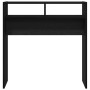 Mesa Consola Roble Negro 78 x 30 x 80 cm Madera de ingeniería en Mesas auxiliares | Comprar online en Foru.es