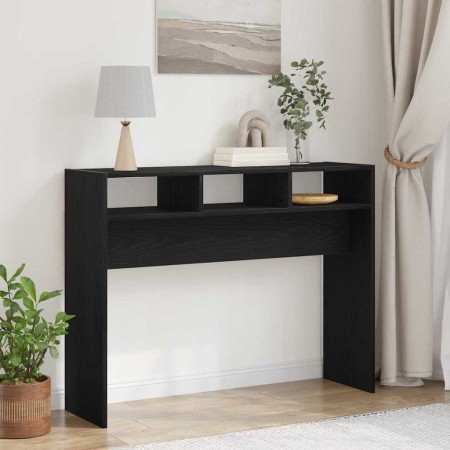 Mesa Consola Roble negro 105 x 30 x 80 cm Madera contrachapada en Mesas auxiliares | Comprar online en Foru.es