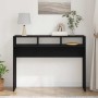 Mesa Consola Roble negro 105 x 30 x 80 cm Madera contrachapada en Mesas auxiliares | Comprar online en Foru.es