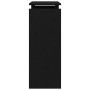 Mesa Consola Roble Negro 80 x 30 x 80 cm Madera de ingeniería en Mesas auxiliares | Comprar online en Foru.es