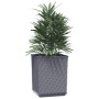 Jardineras 2 uds polipropileno gris oscuro 30x30x37 cm de vidaXL, Maceteros y jardineras - Ref: Foro24-364180, Precio: 53,75 ...