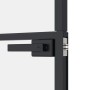 Puerta de interior vidrio templado y aluminio negro 83x201,5 cm de vidaXL, Puertas para el hogar - Ref: Foro24-153659, Precio...